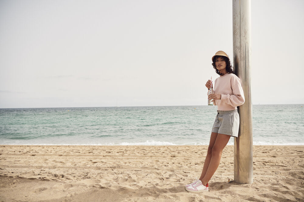 Clique Miami Cropped Sweatshirt Dam - Candy Pink