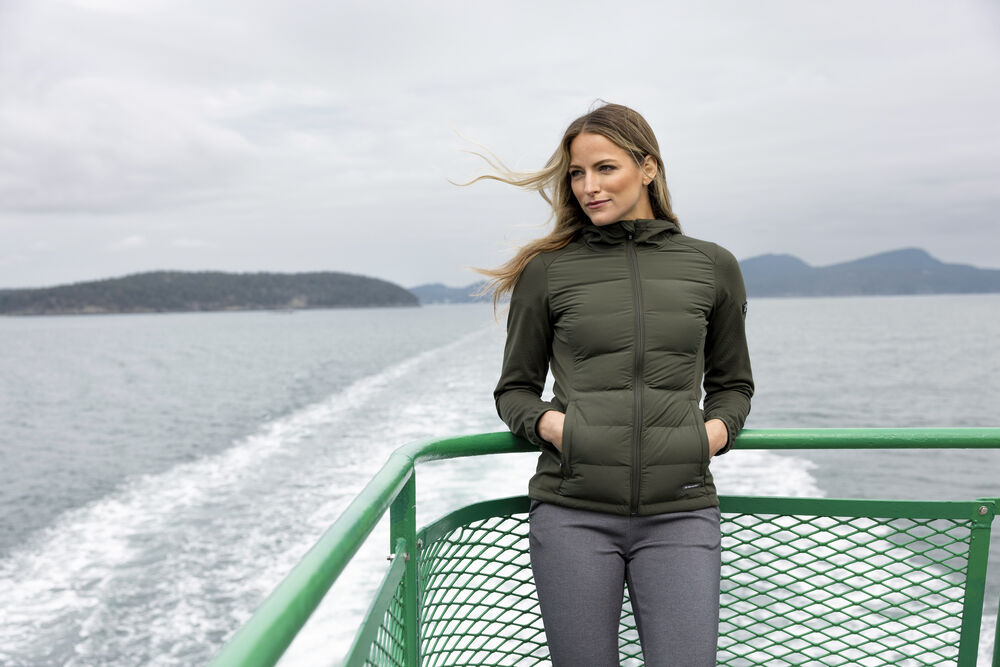 Cutter & Buck Oak Harbor Hybridjacka Dam - Silver