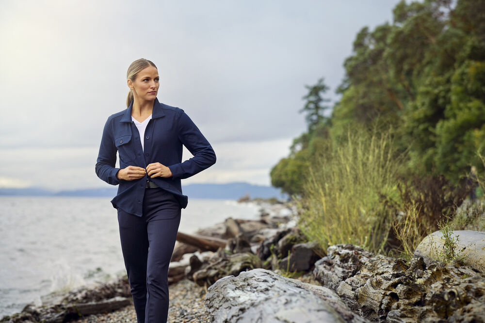 Cutter & Buck Advantage Leisure Shirt Dam - Gråmelerad