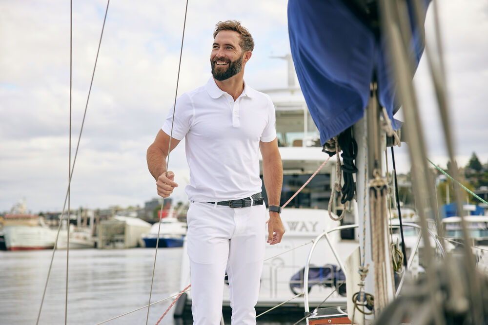 Cutter & Buck Advantage Polo Herr - Vit