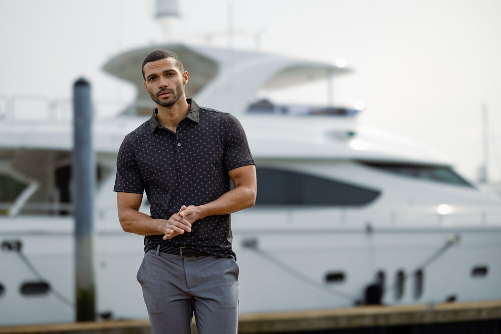 Cutter & Buck Virtue Polo Printed Herr - Vit
