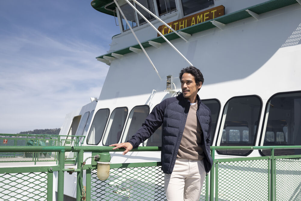 Cutter & Buck Oak Harbor Hybridjacka Herr - Ivy Grön