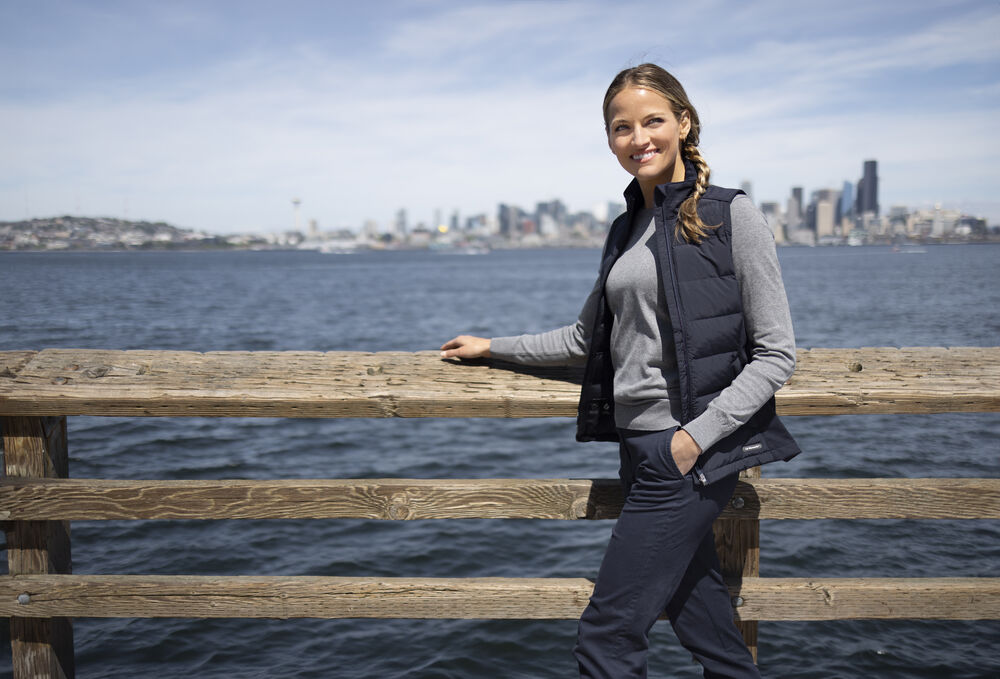 Cutter & Buck Oakville Crewneck Dam - Marinmelerad