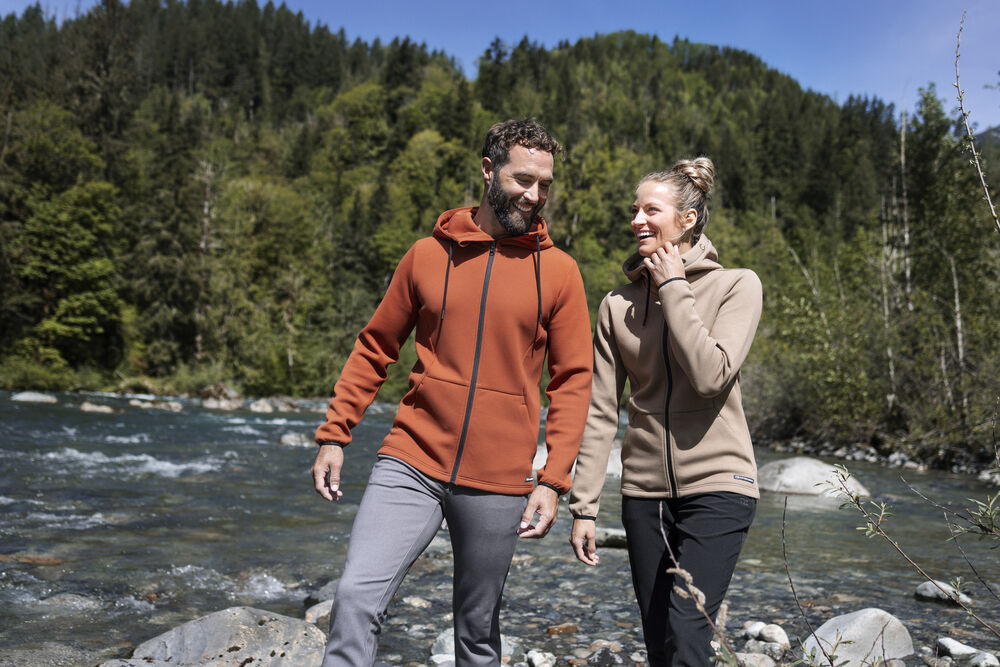 Cutter & Buck Pemberton Hoodie Full Zip Herr - Pine Green