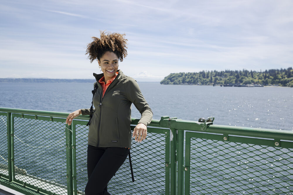 Cutter & Buck Adapt Full Zip Jacka Dam - Ivy Green