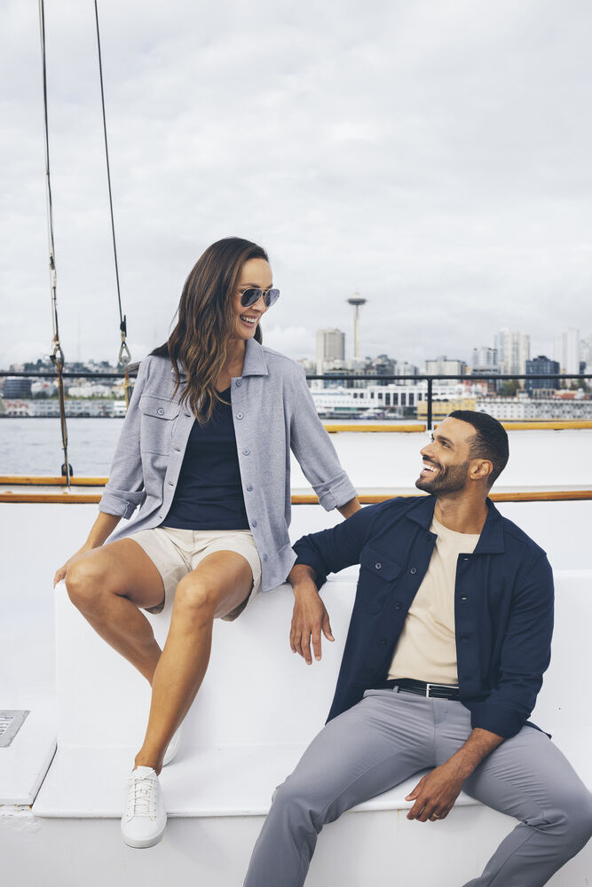 Cutter & Buck Advantage Leisure Overshirt Herr - Mörk Marin