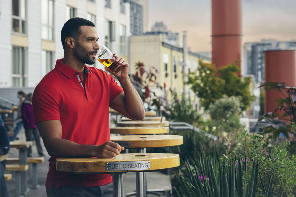 Cutter & Buck Advantage Premium Polo Herr - Himmelsblå
