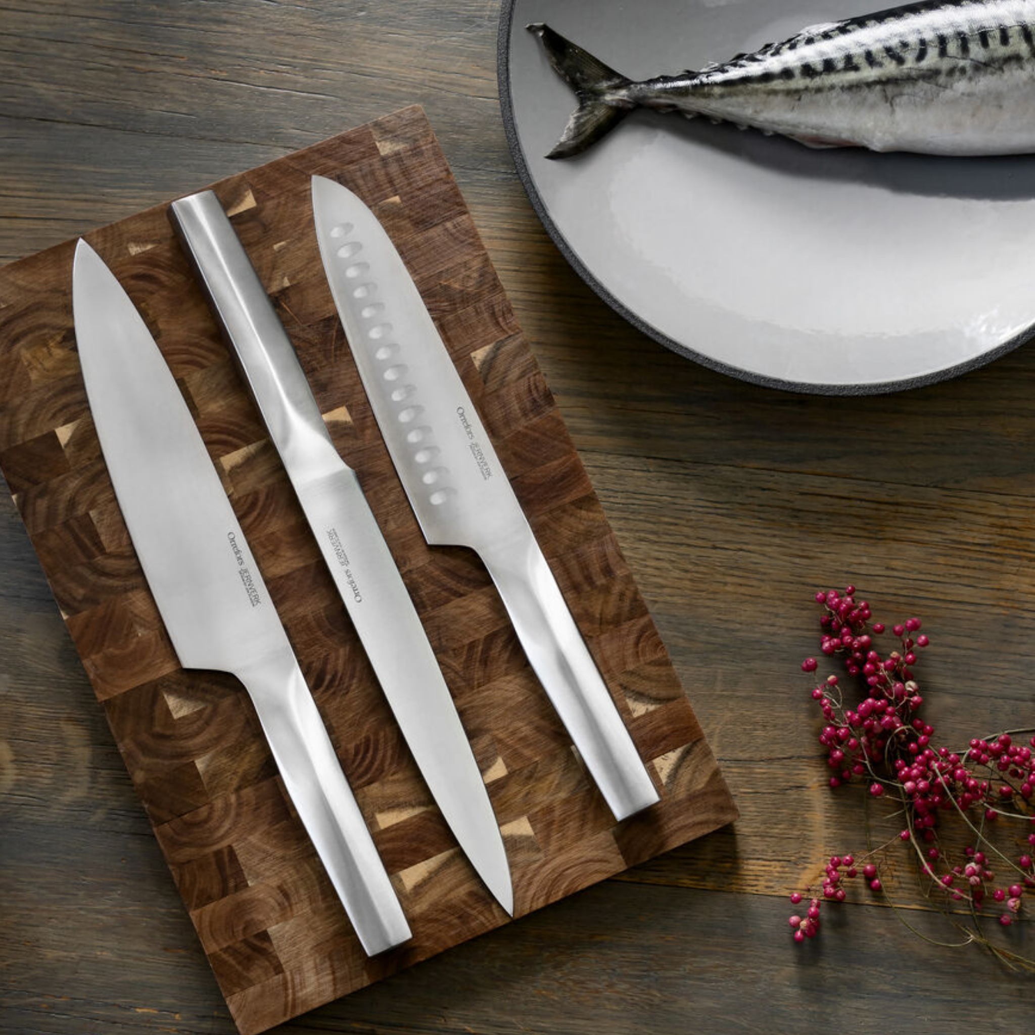 Orrefors Jernverk Japansk Kockkniv Premium