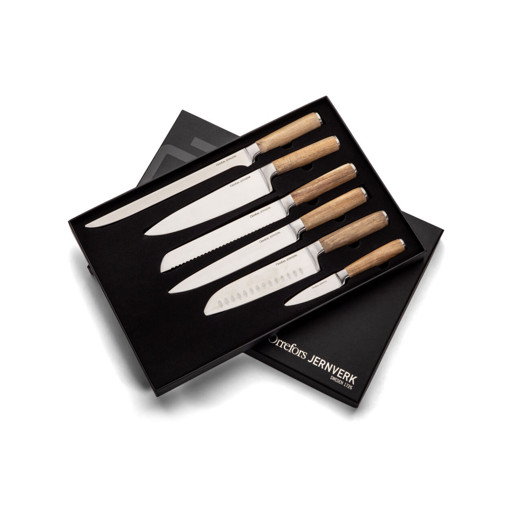 Orrefors Jernverk Knivar Akacia 6-pack