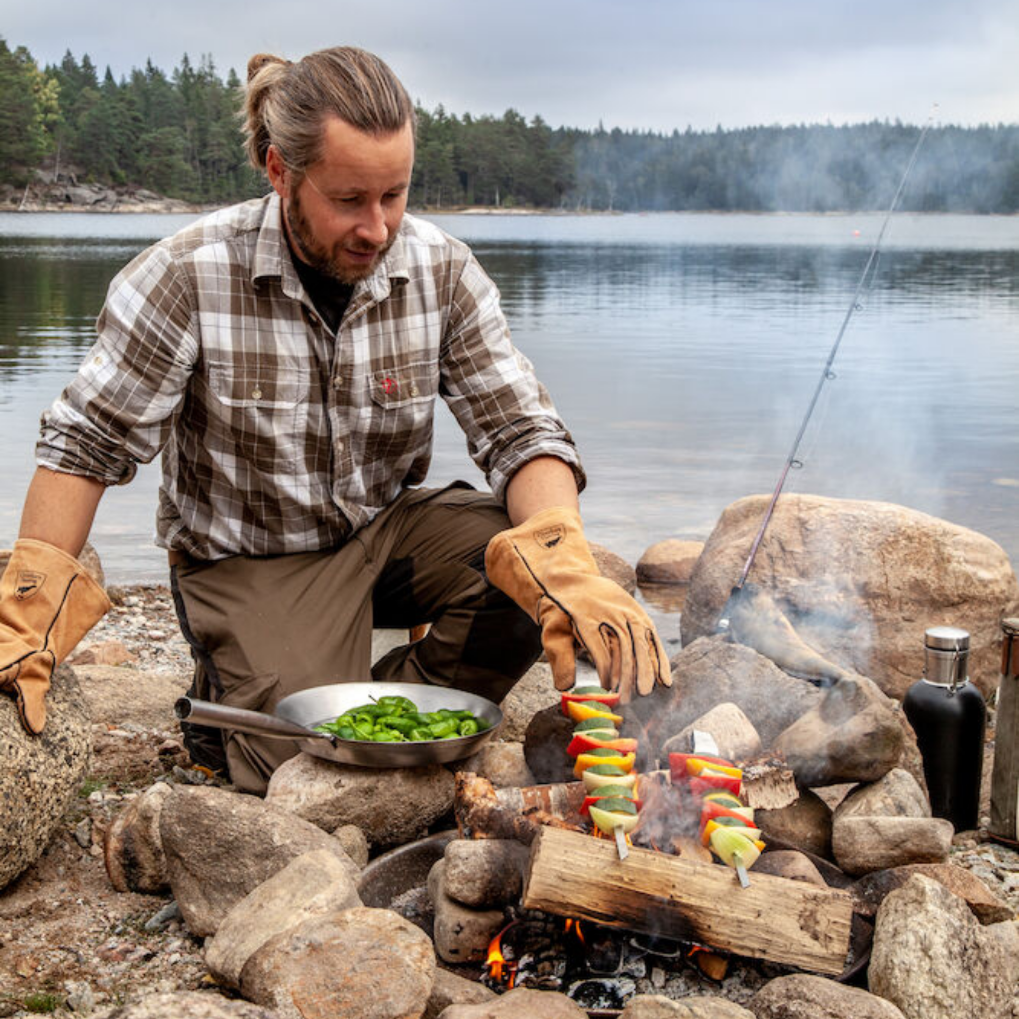 Orrefors Hunting Grillvantar – Läder