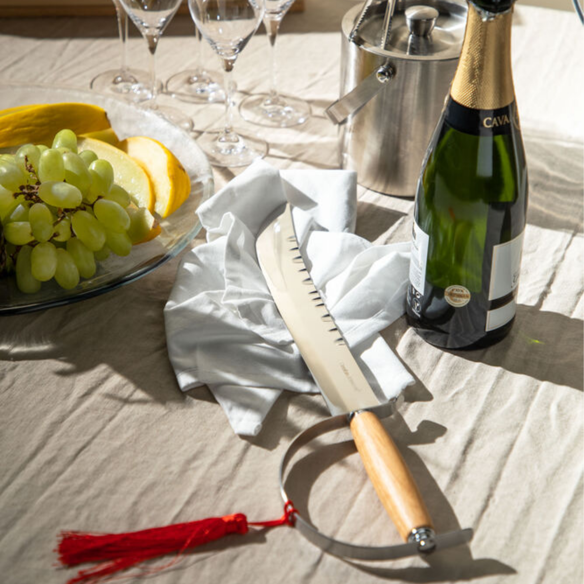 Orrefors Jernverk Sabreringssabel – Champagnesabel