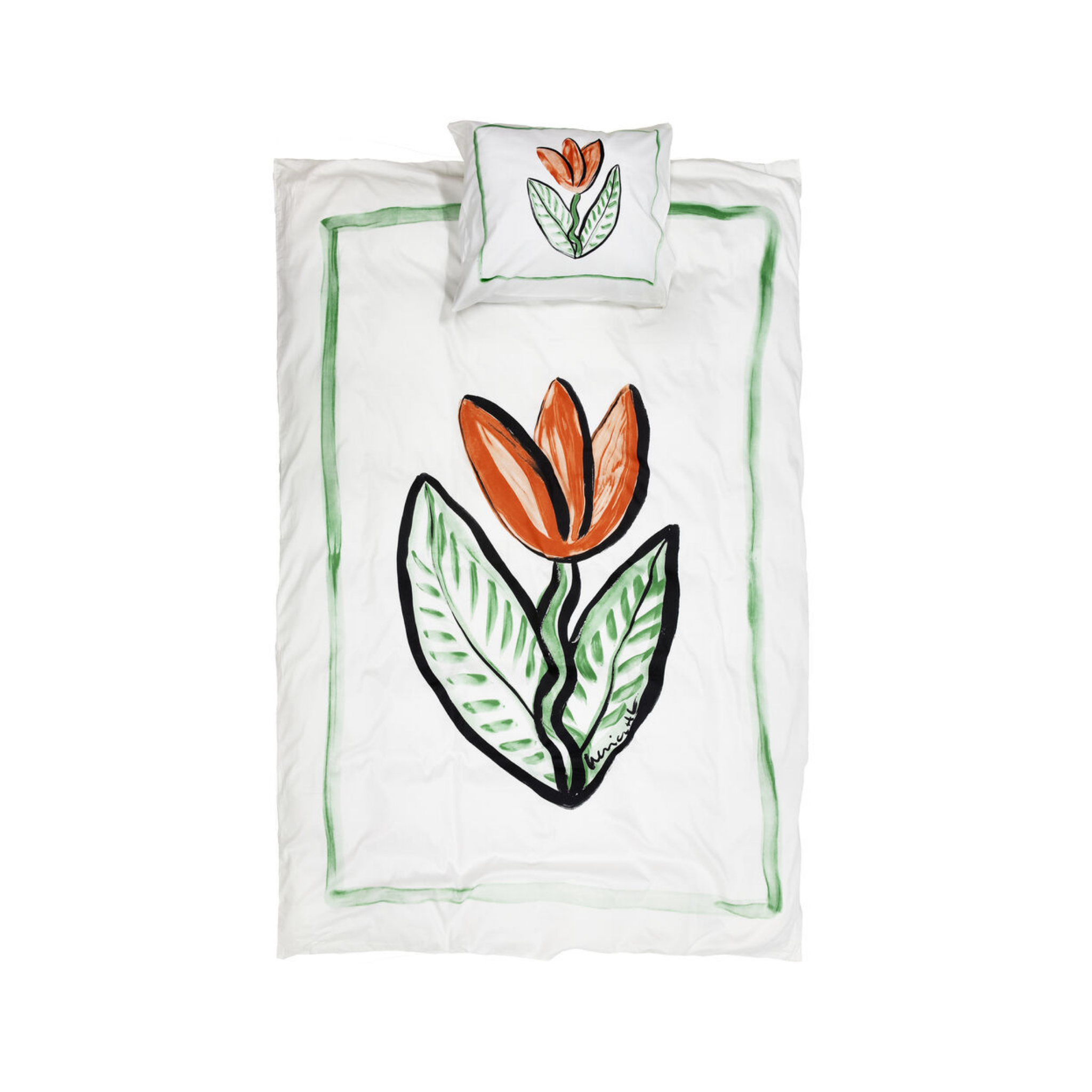 Kosta Linnewäfveri Tulip Satin – Designerbäddset