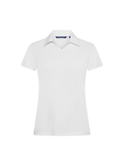 Cutter & Buck Virtue Polo V-neck Dam - Vit