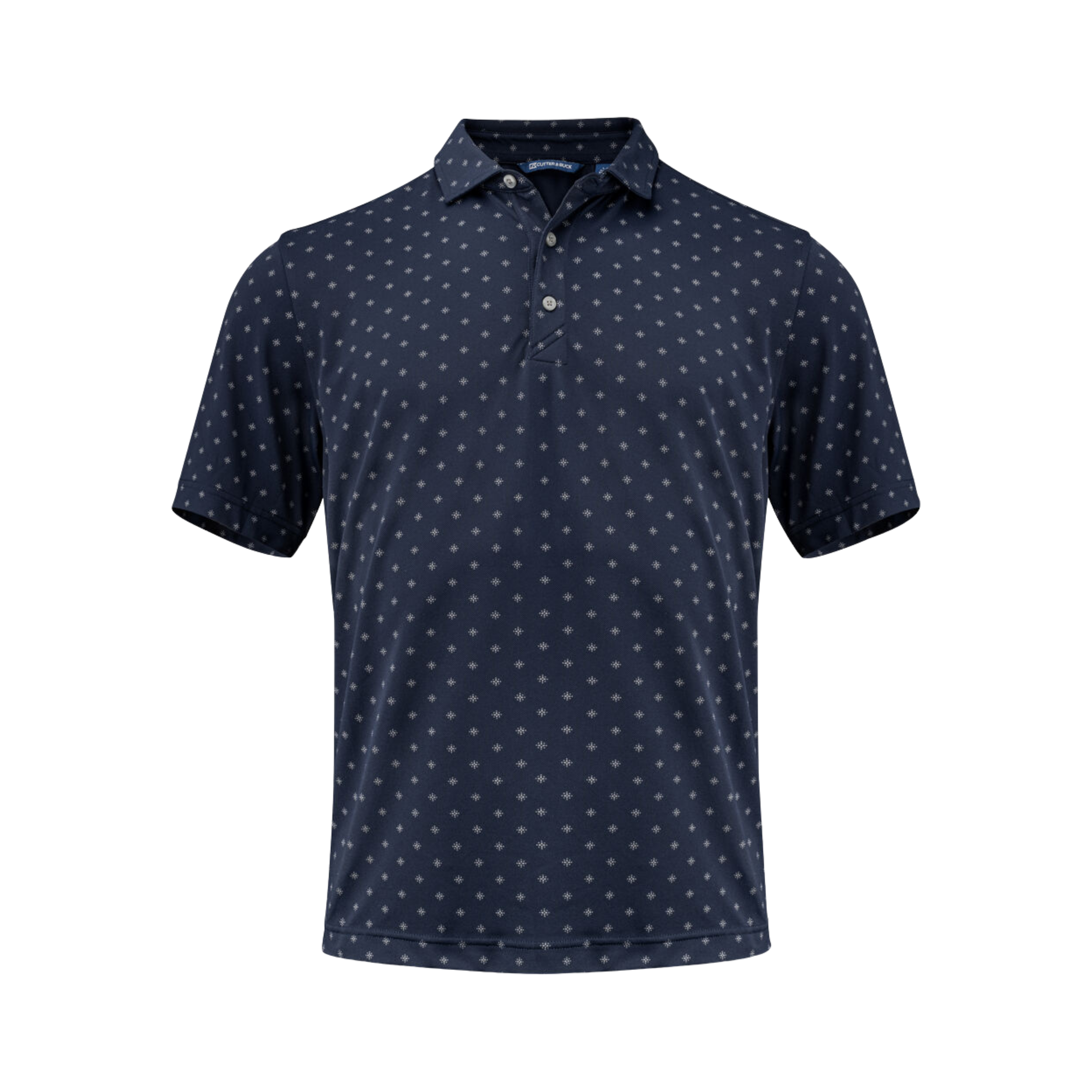 Cutter & Buck Virtue Polo Printed Herr - Mörk Marin