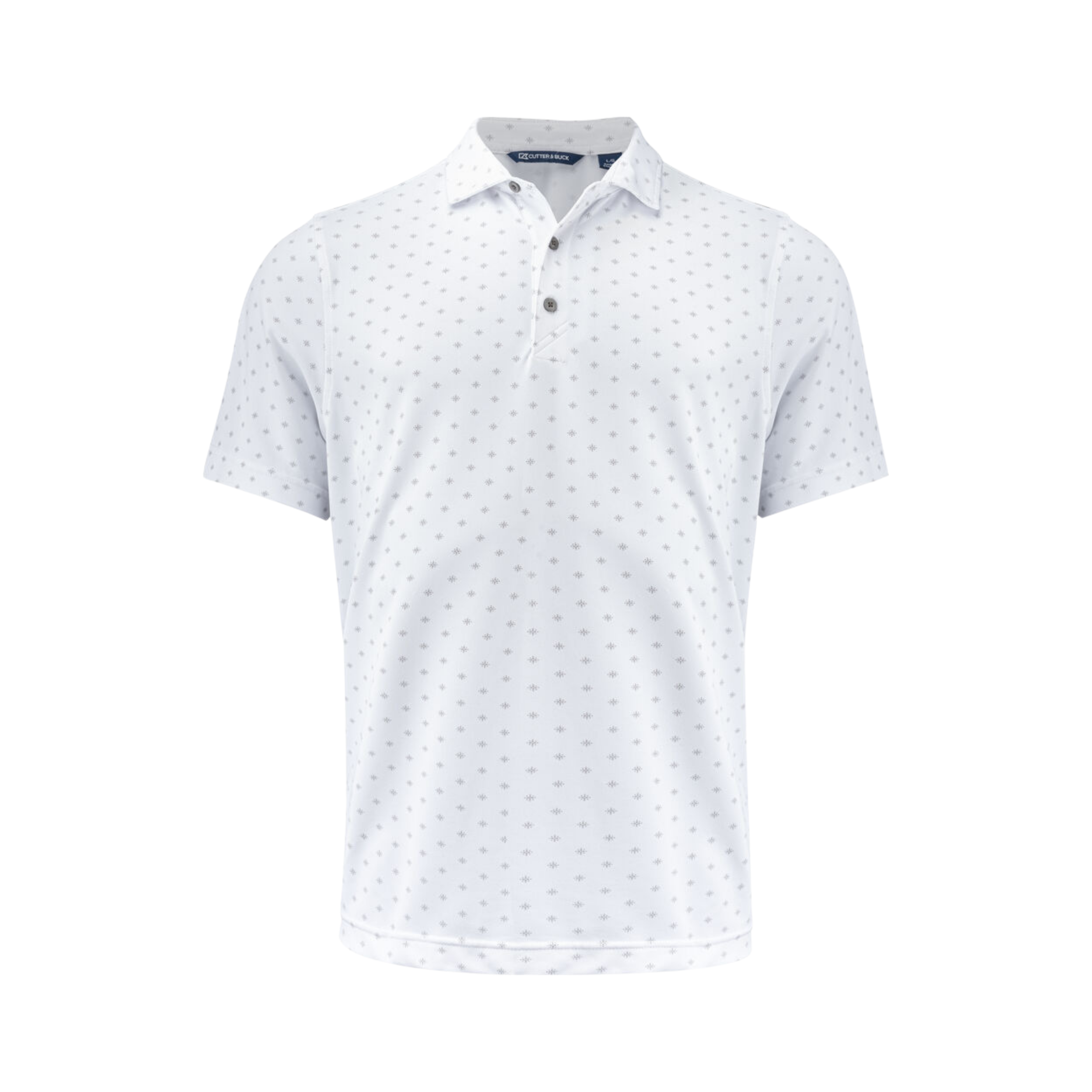 Cutter & Buck Virtue Polo Printed Herr - Vit