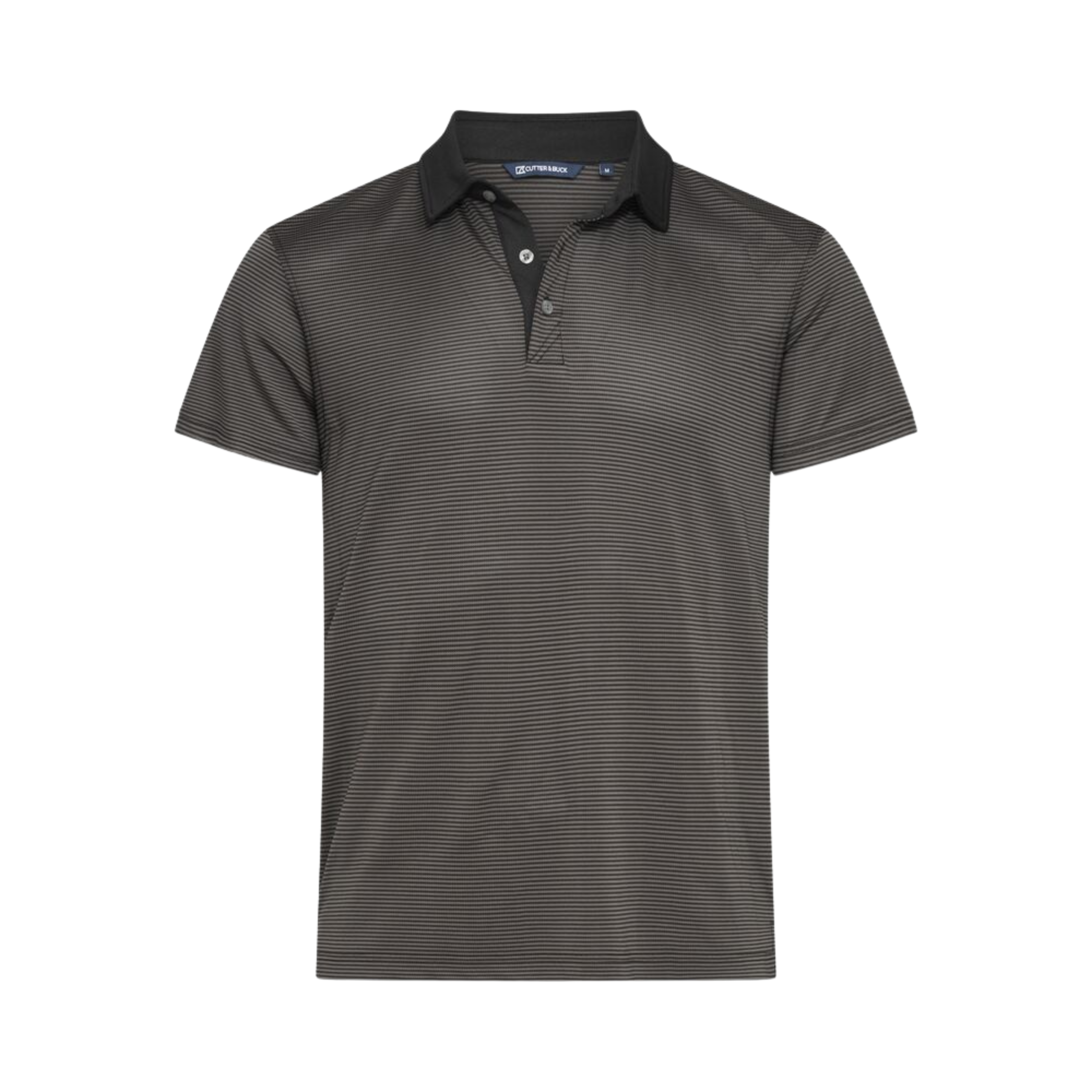 Cutter & Buck Virtue Polo Stripes Herr - Svart