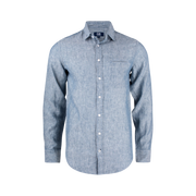 Cutter & Buck Summerland Linne Skjorta Herr - Denim Melange