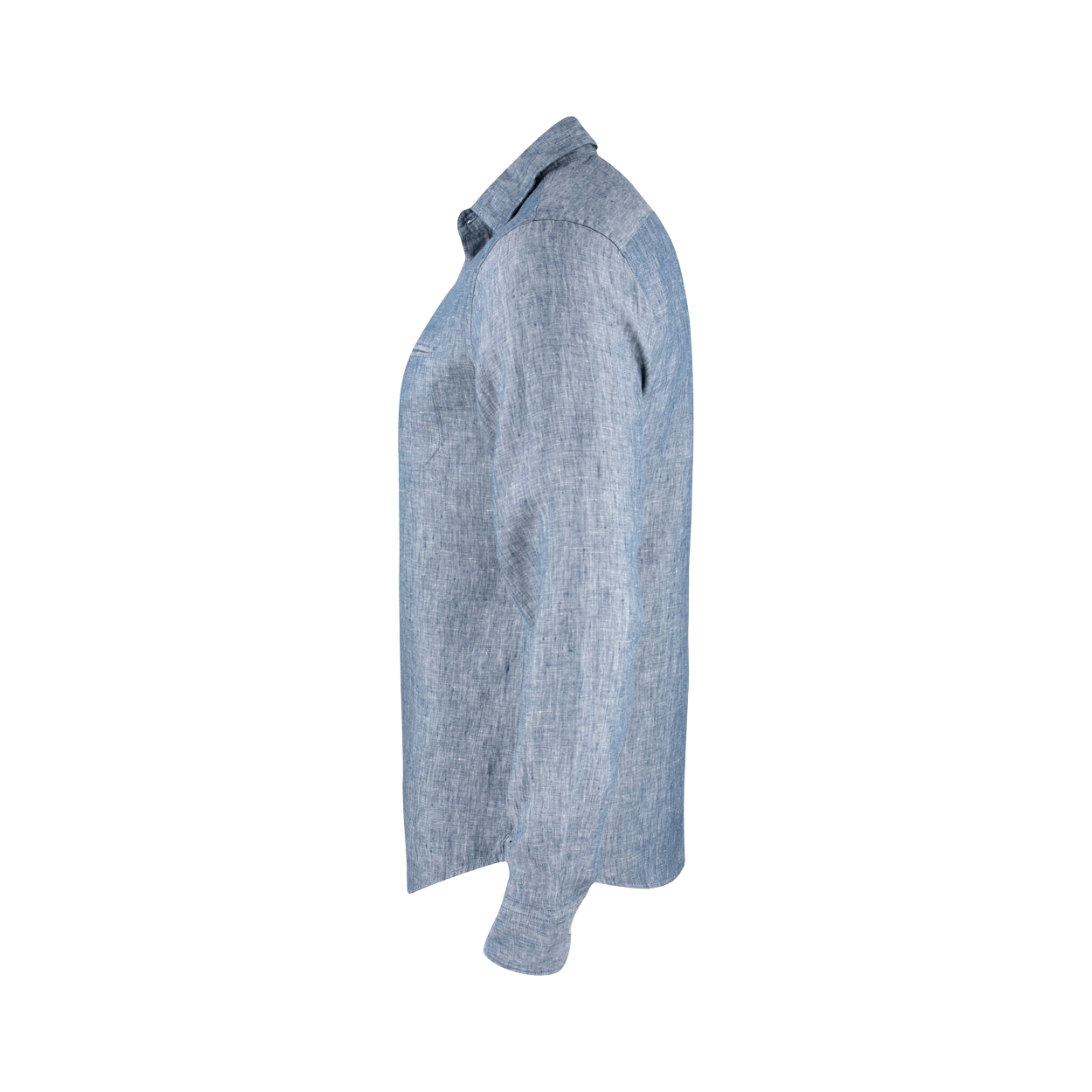 Cutter & Buck Summerland Linne Skjorta Herr - Denim Melange