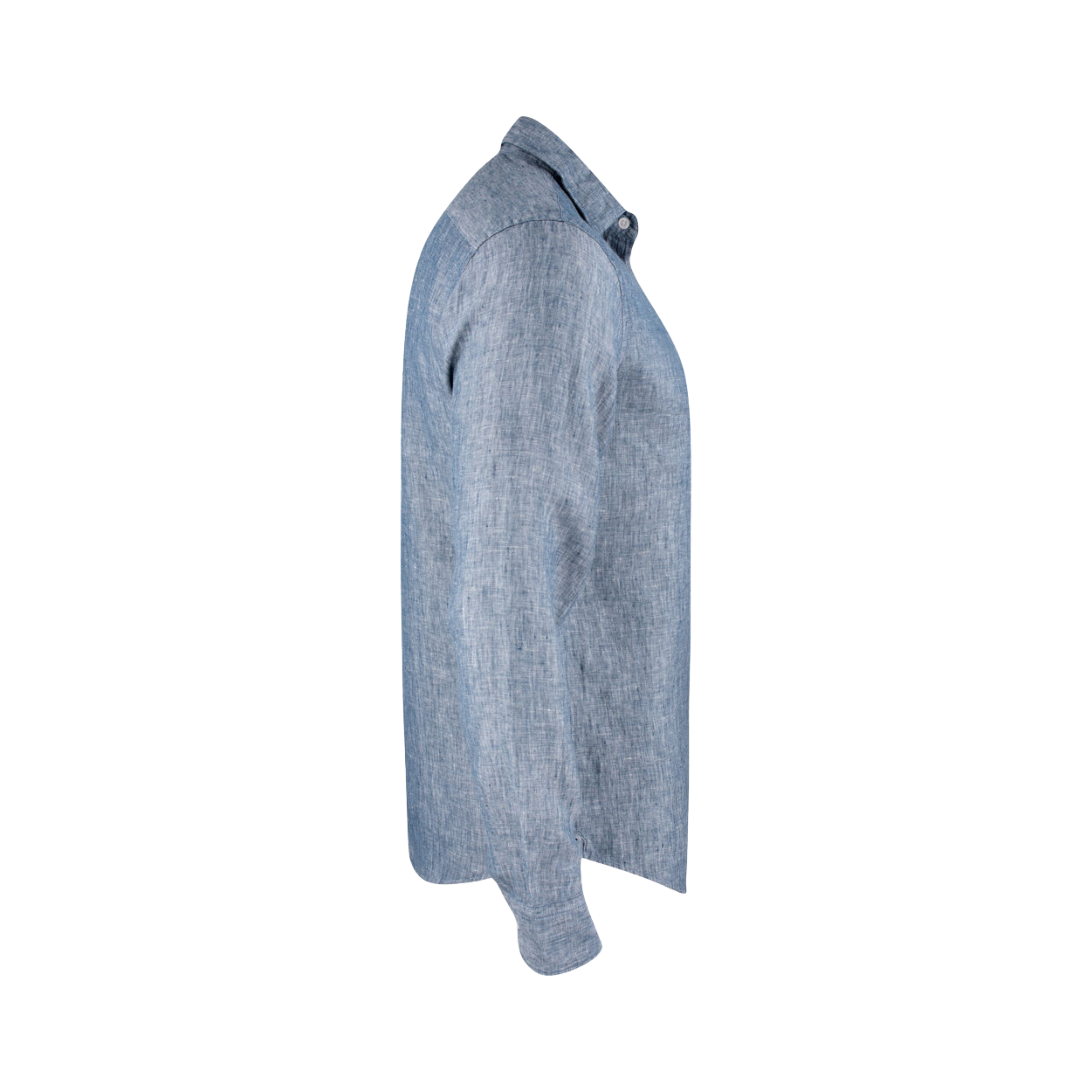 Cutter & Buck Summerland Linne Skjorta Herr - Denim Melange