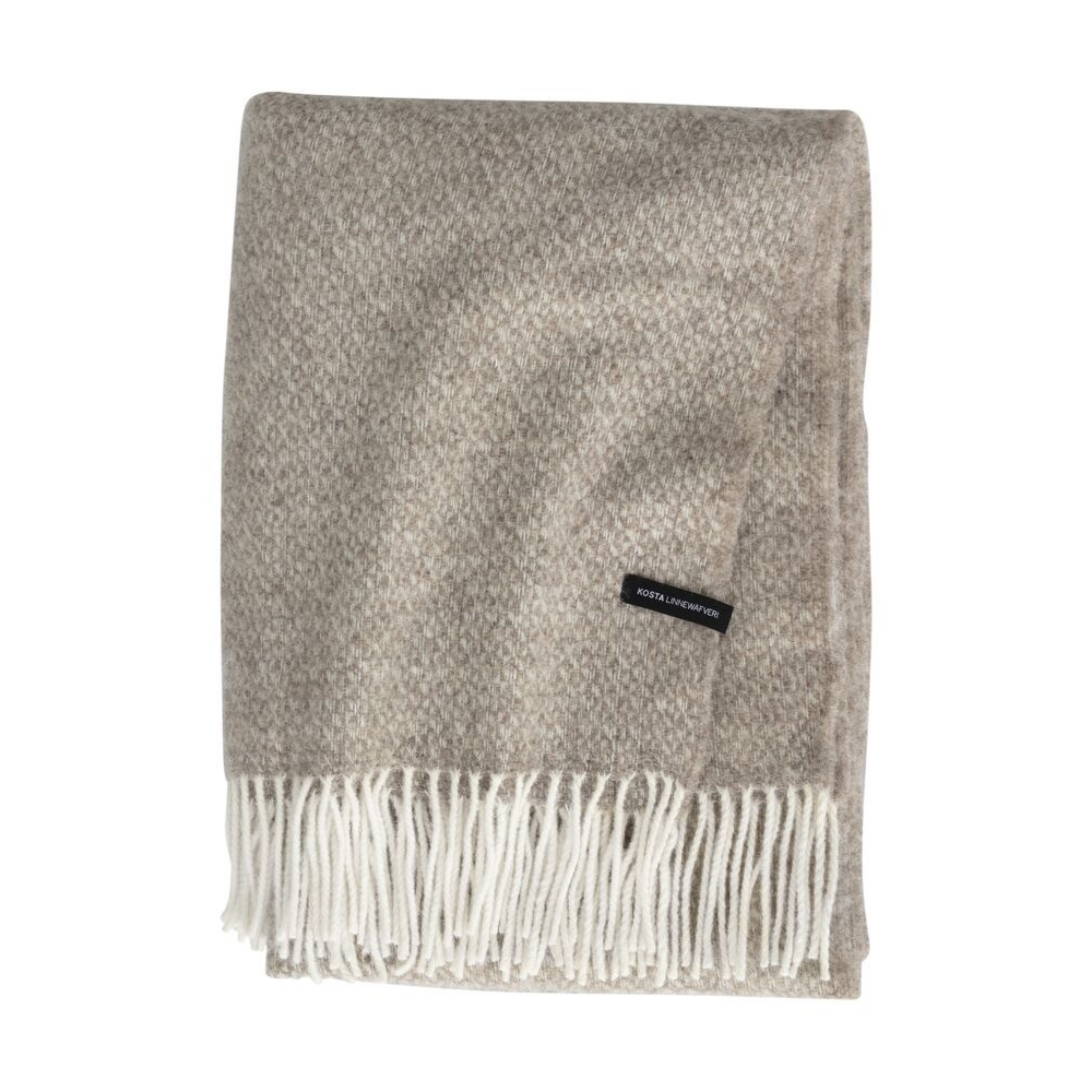 Kosta Linnewäfveri Ullpläd Westport - Sand
