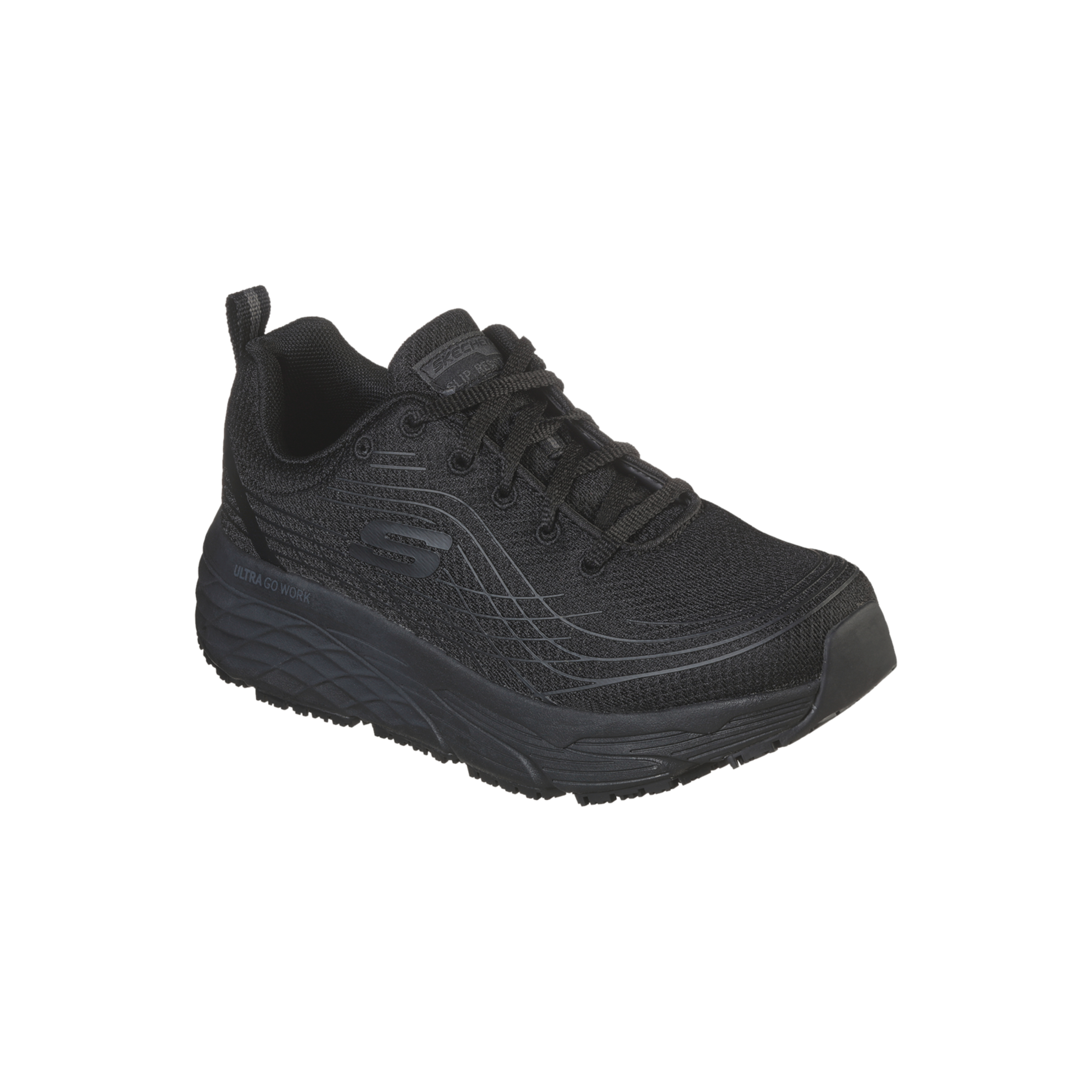 Skechers Max Cushioning Work Shoe Dam - Svart