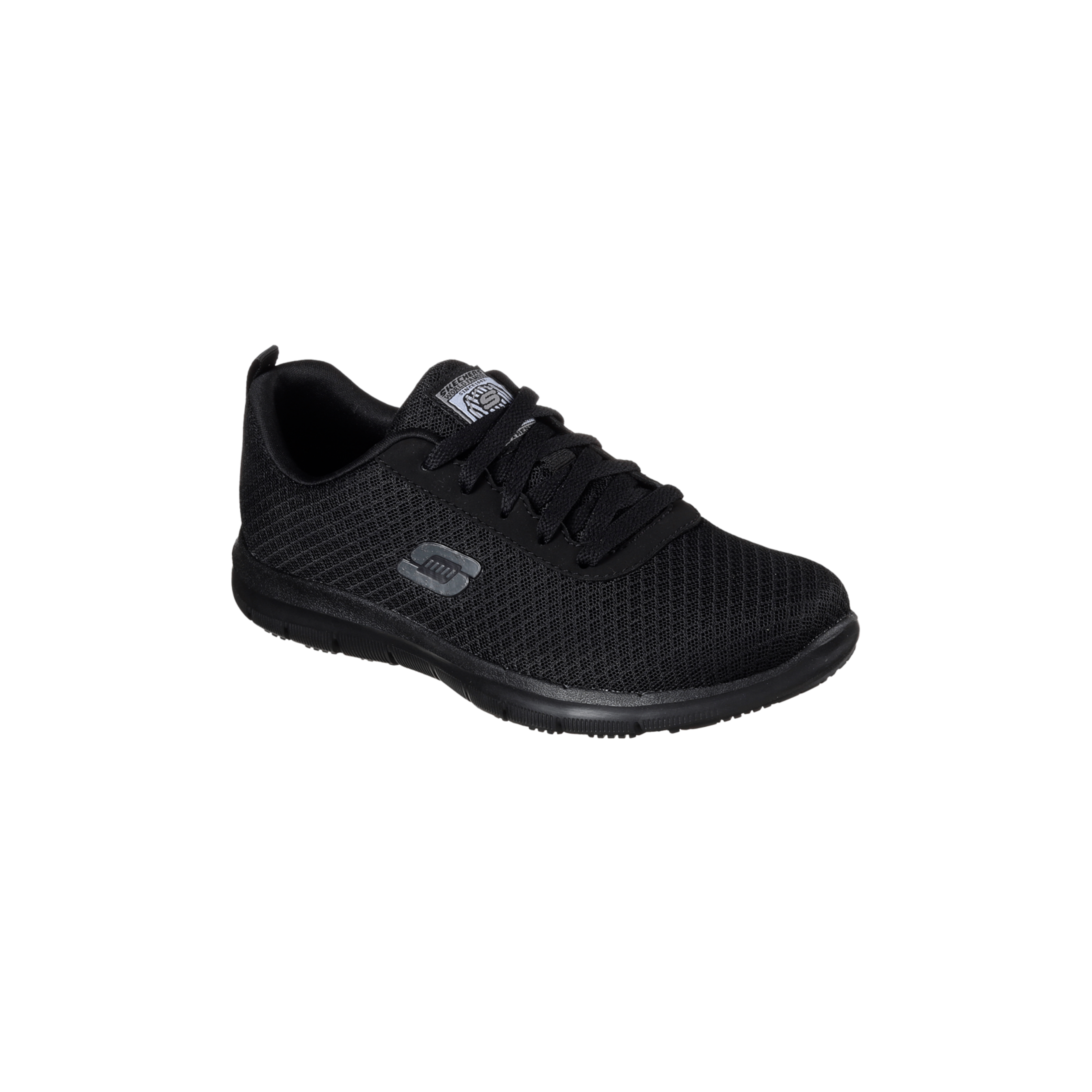 Skechers Relaxed Fit Ghenter Bronaugh Work Shoe Dam - Svart