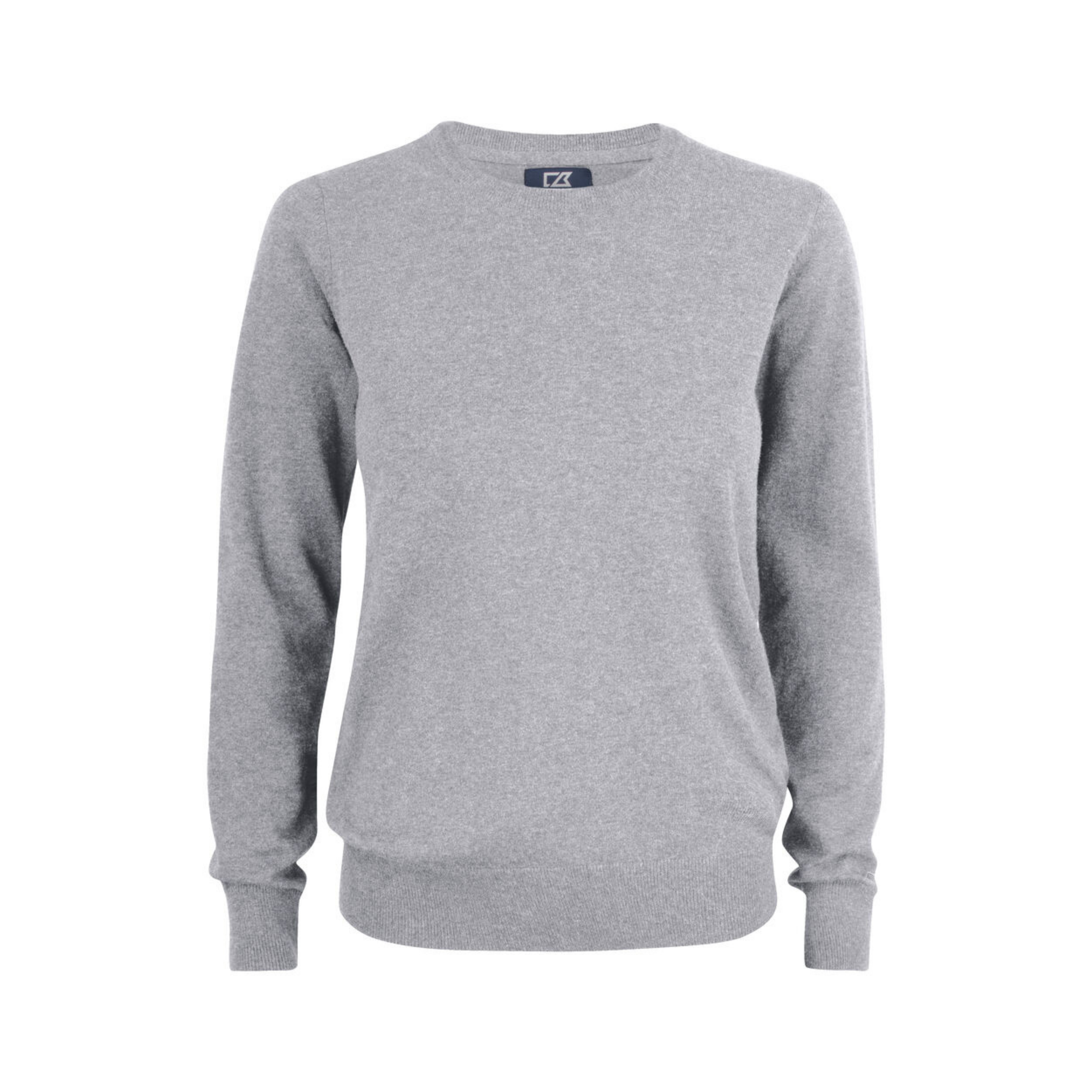 Cutter & Buck Oakville Crewneck Dam - Gråmelerad