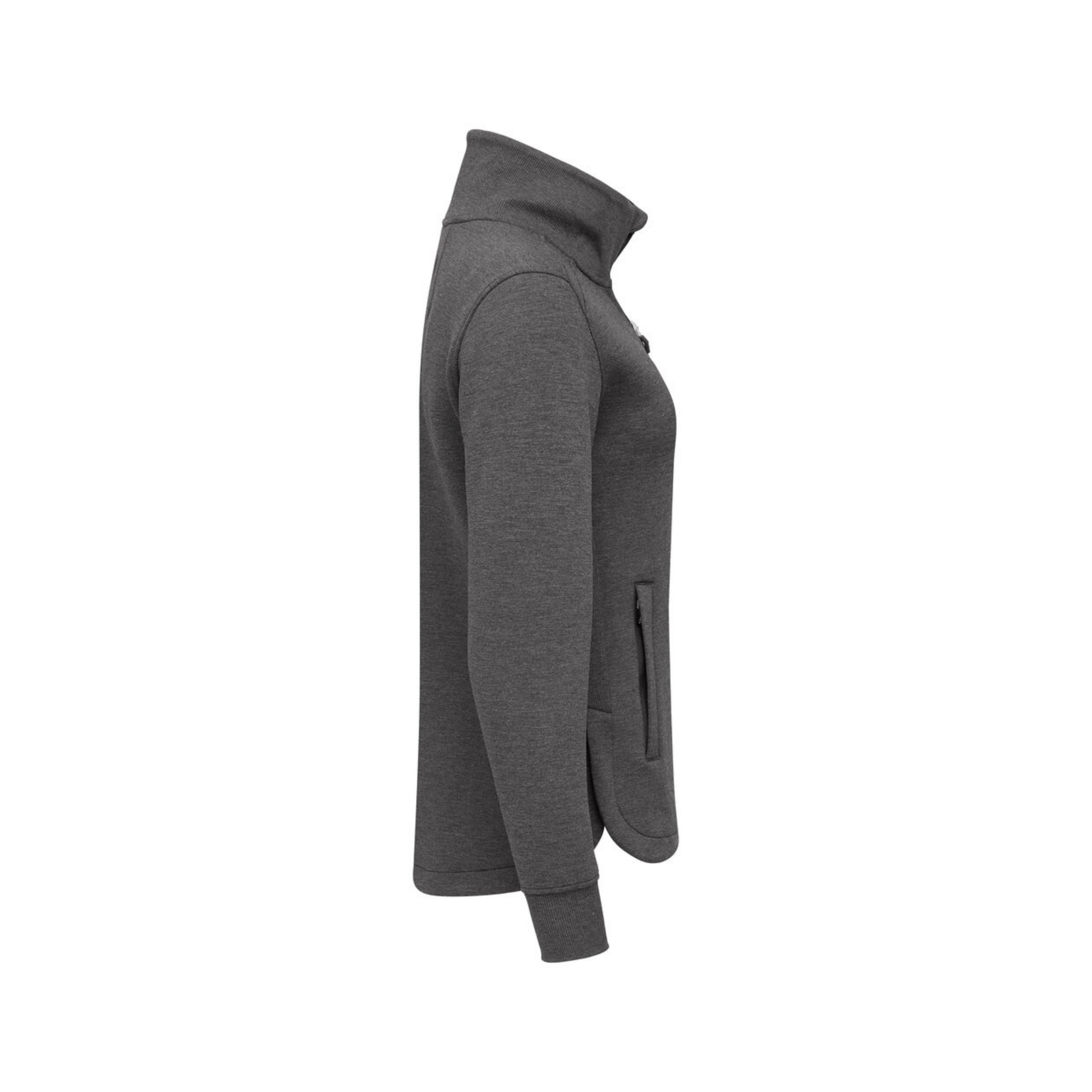 Cutter & Buck Pemberton Cardigan Full Zip Dam - Antracitmelerad