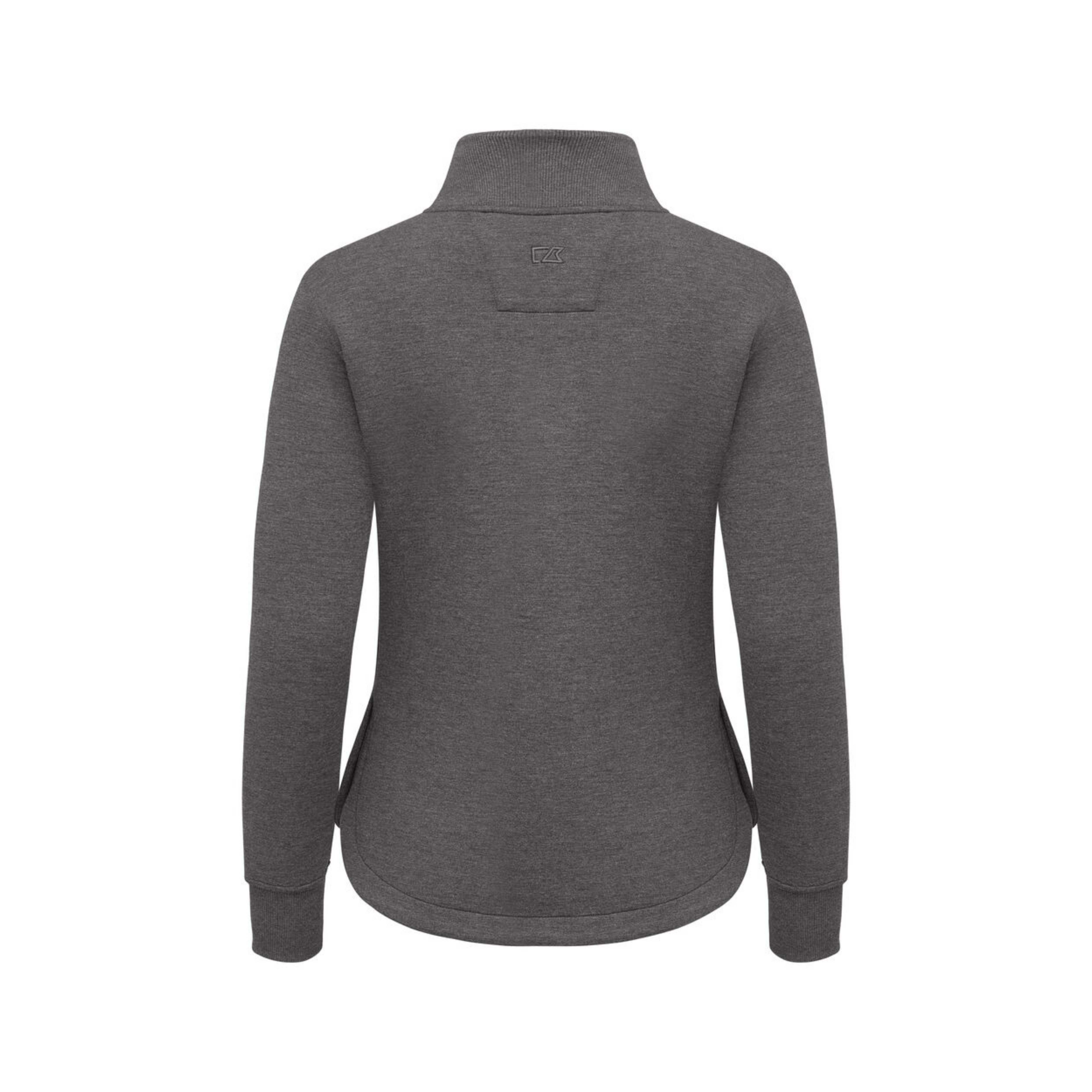 Cutter & Buck Pemberton Cardigan Full Zip Dam - Antracitmelerad