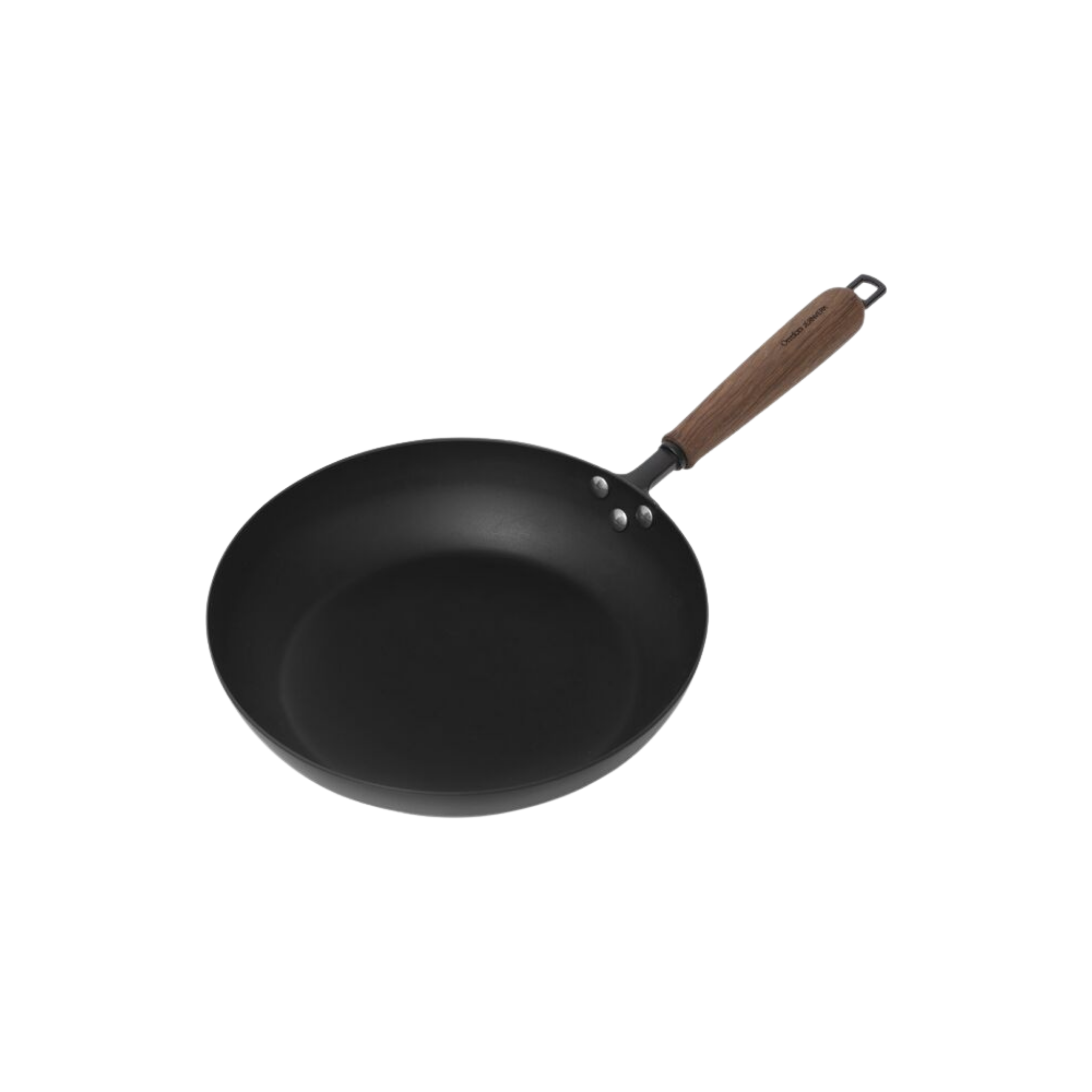 Orrefors Jernverk Blacksmith Smidespanna med handtag i valnöt