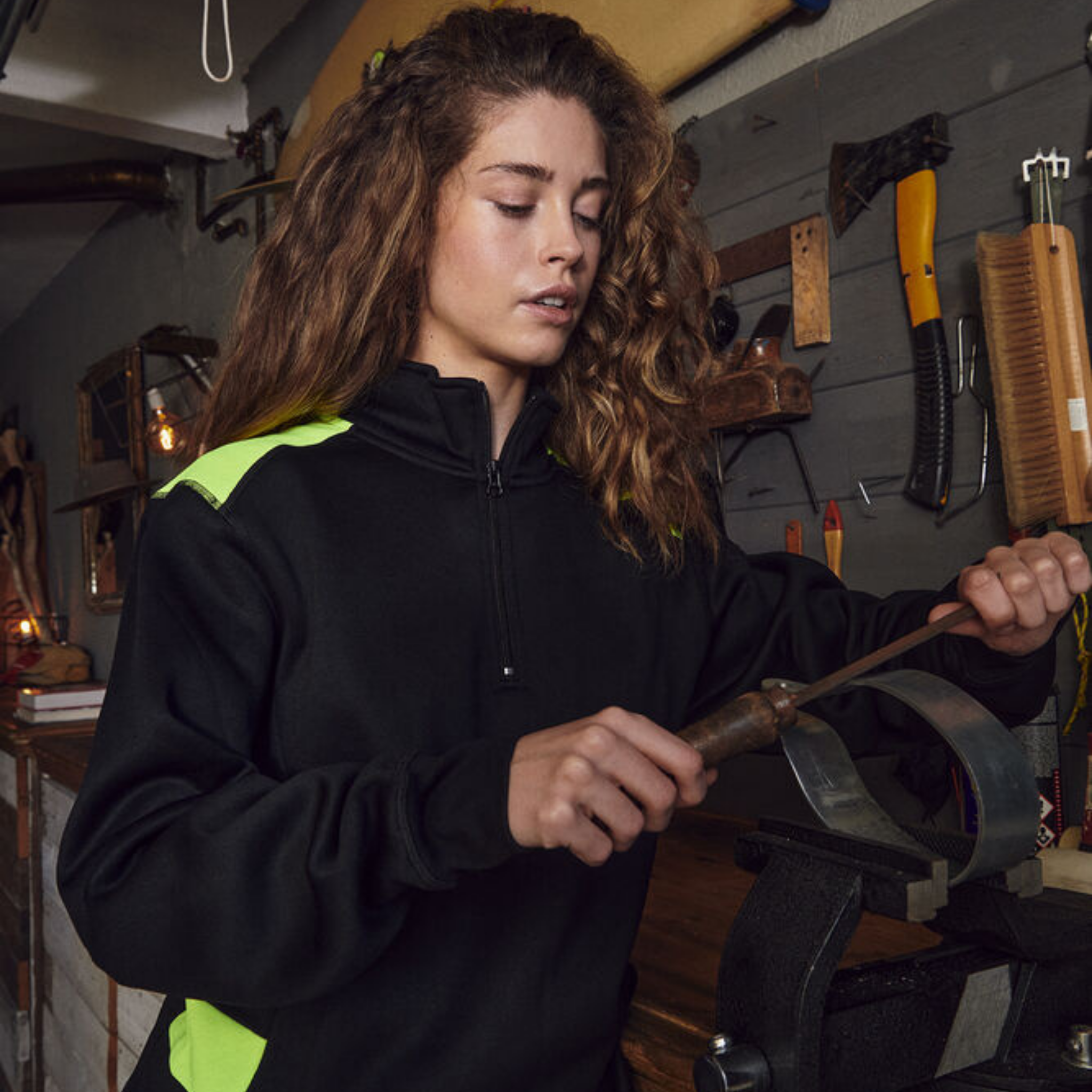 Clique Ambition Sweatshirt Half Zip Unisex