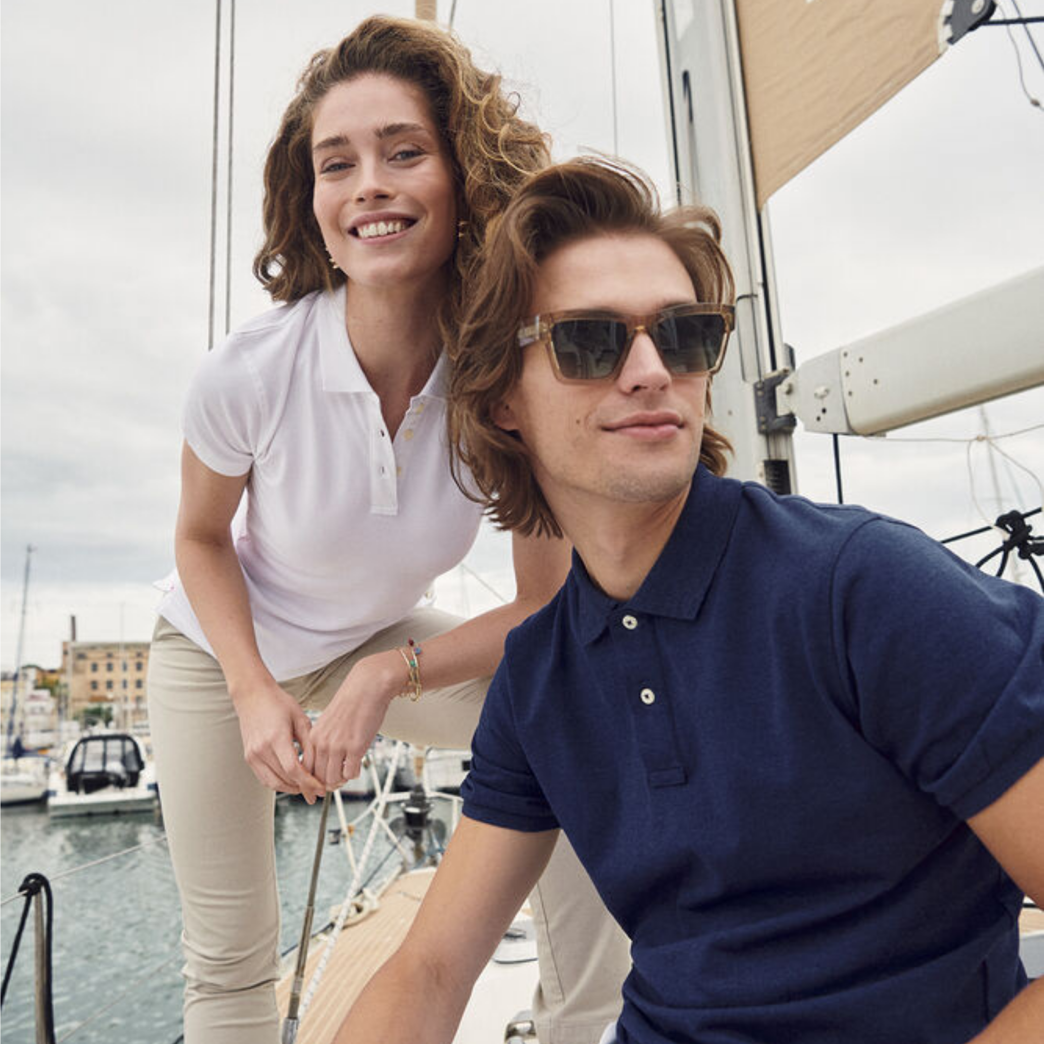 Clique Stretch Premium Polo Herr