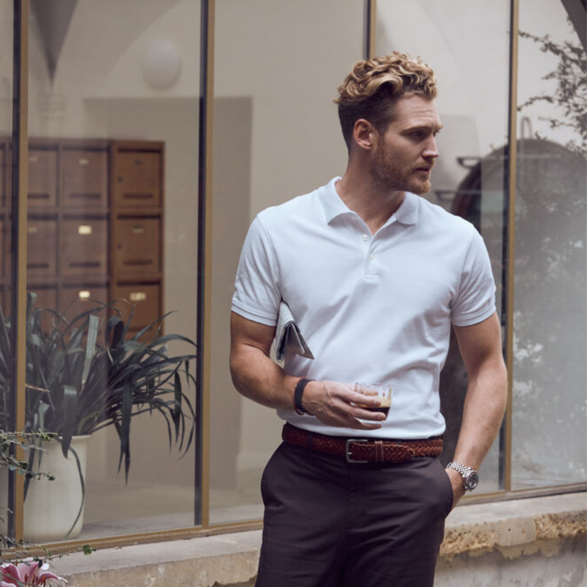 Clique Heavy Premium Polo Herr