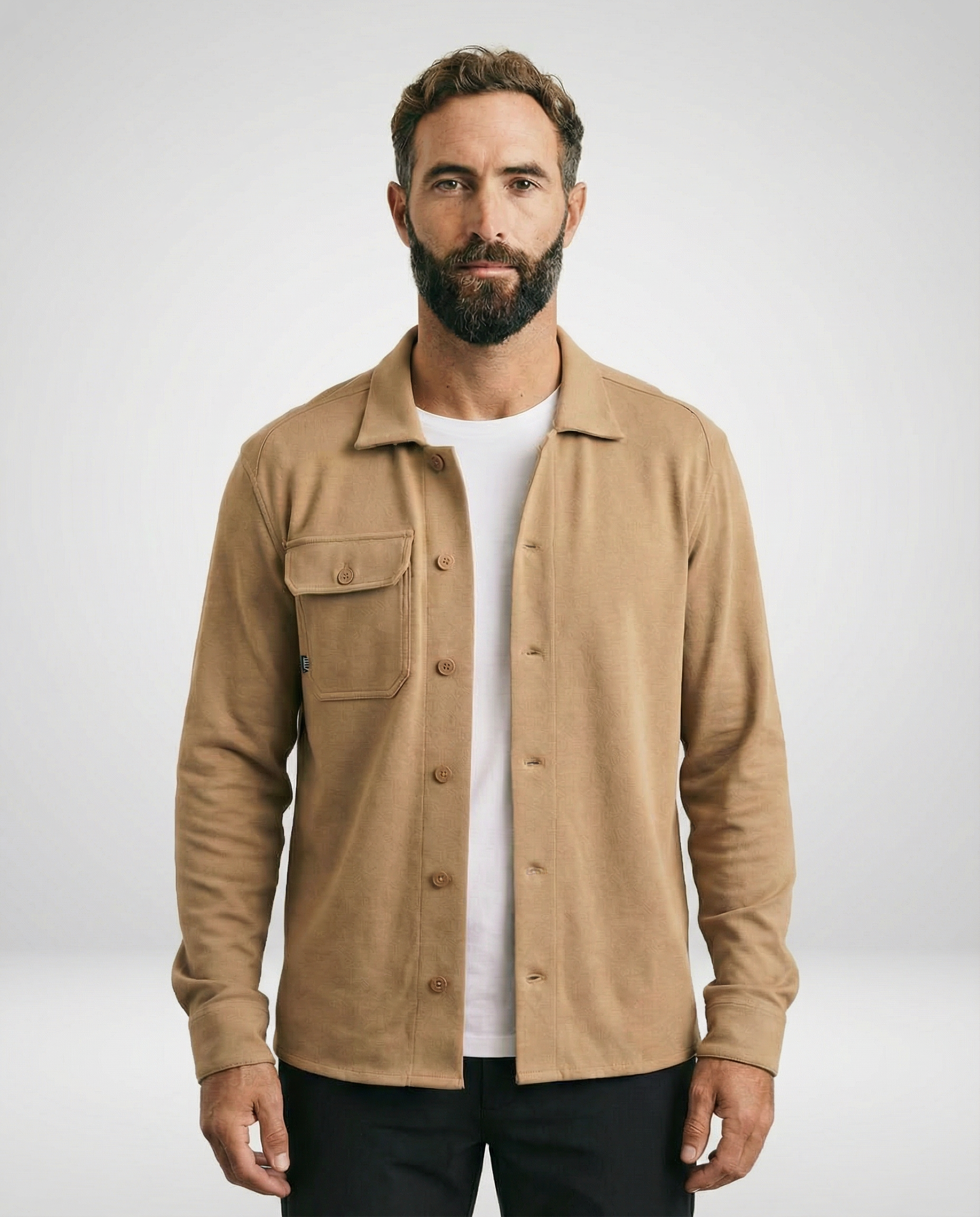 Cutter & Buck Advantage Leisure Overshirt Herr - Khaki