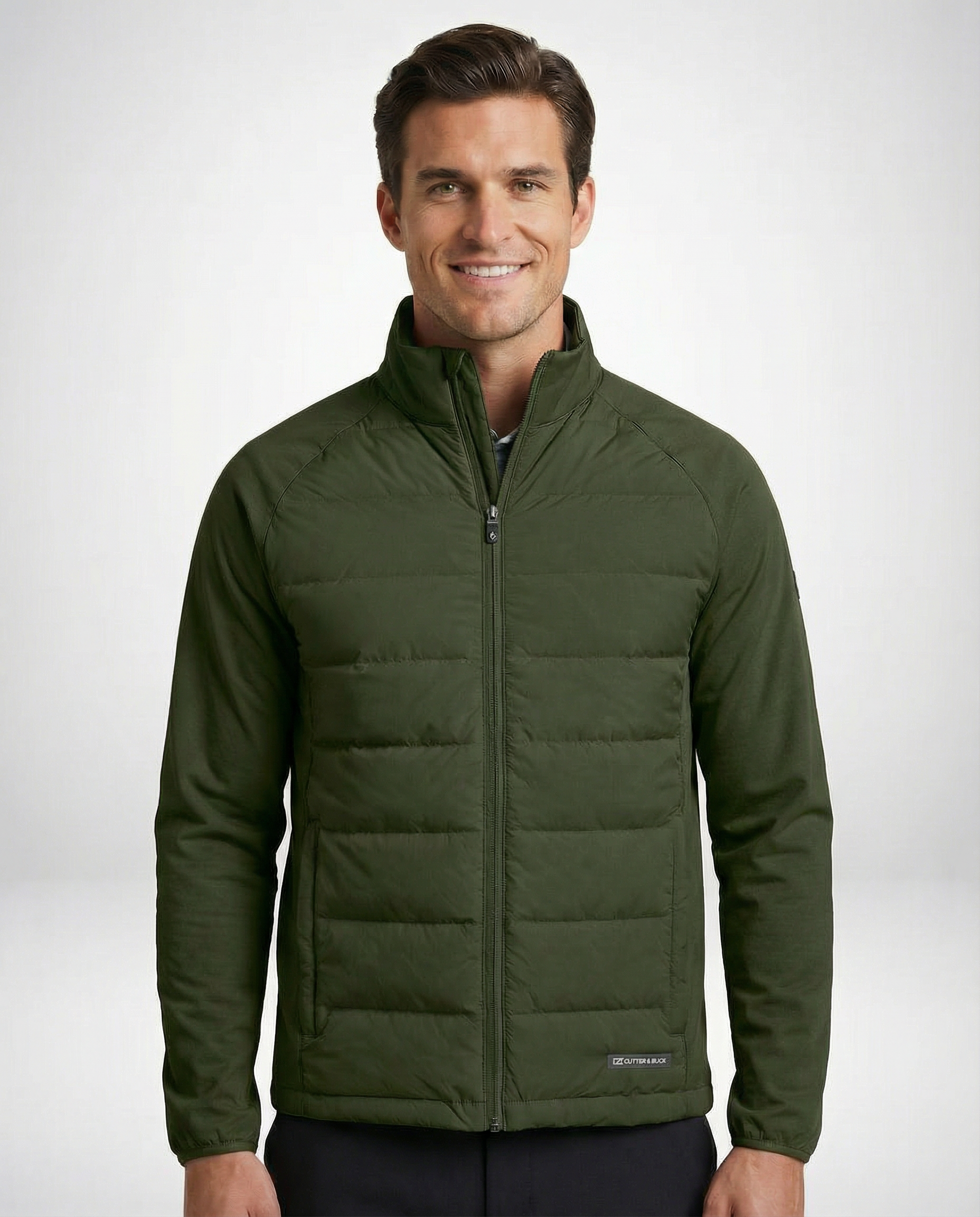 Cutter & Buck Oak Harbor Hybridjacka Herr - Ivy Grön