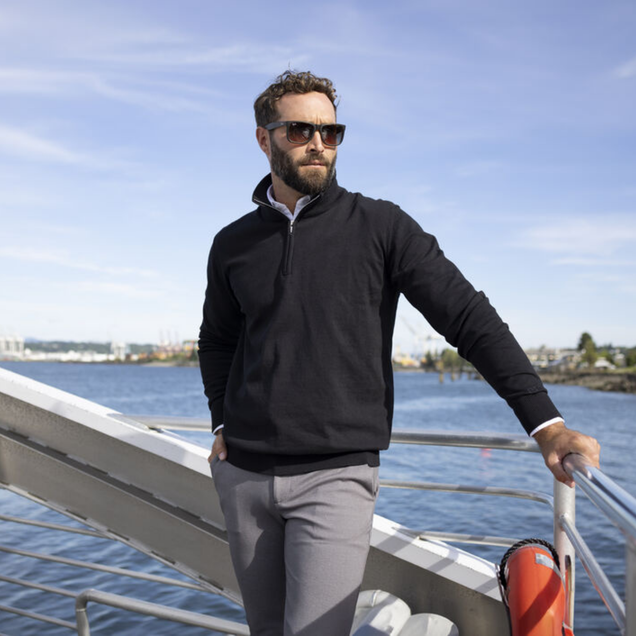 Cutter & Buck Oakville Half Zip Herr