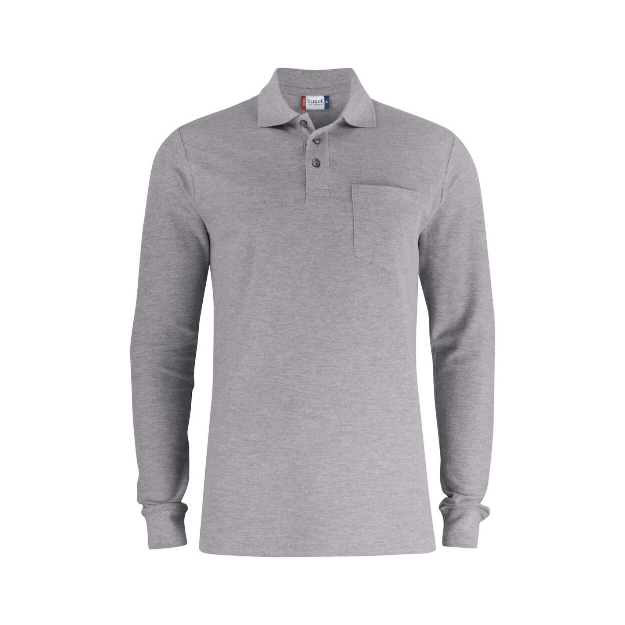 Clique Basic Polo Pocket L/S Unisex