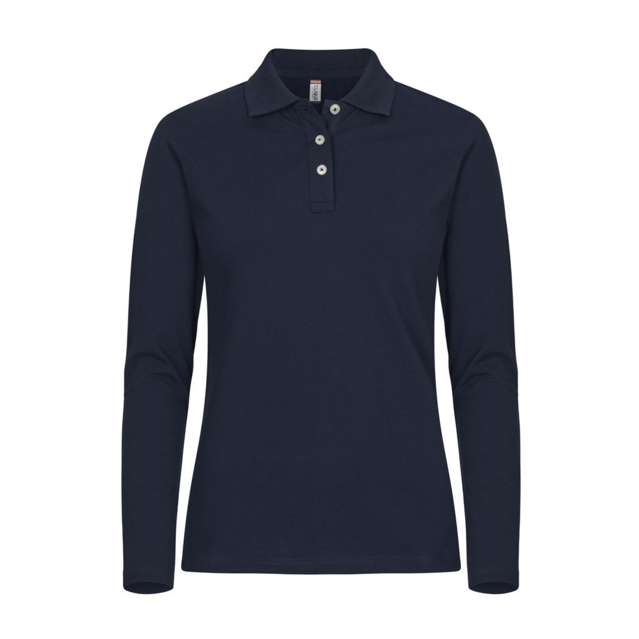 Clique Stretch Premium Polo L/S Dam