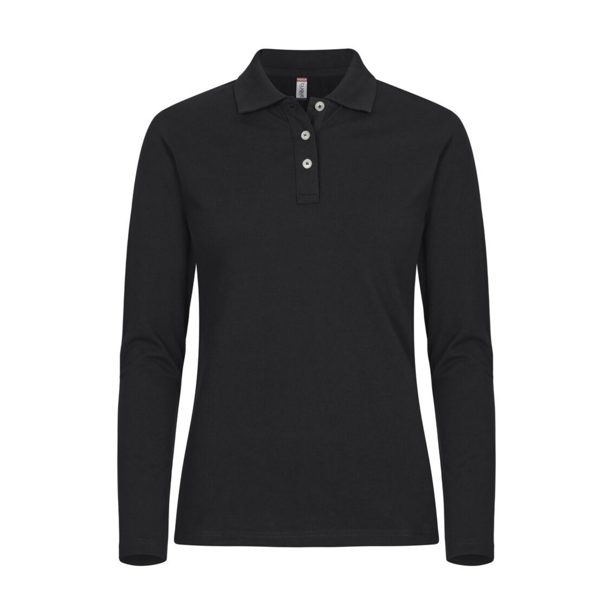 Clique Stretch Premium Polo L/S Dam